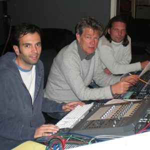 David Foster working at the console